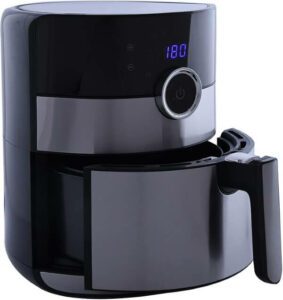 مقلاة كهربائية صحية بالهواء من السيف، سعة 4 لتر، 1400 واط، AL7207، لون أسود