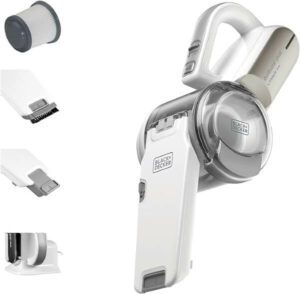 مكنسة كهربائية يدوية لاسلكية دوارة من بلاك ديكر PV1420L-B5 بقوة 14.4 فولت - افضل نوع مكنسه كهربائيه