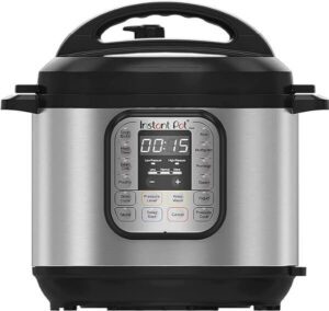قدر الضغط الكهربائي الذكي Instant Pot Duo 8 سعة 8 لتر، 7 في 1، 1200 واط، INP-113-0007-01 (أفضل أنواع حلل الضغط الكهربائية)