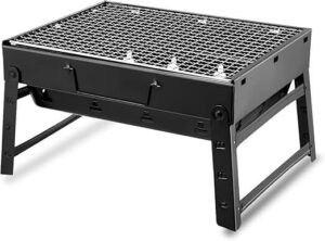 شواية لوازم قابلة للطي من الفولاذ المقاوم للصدأ (افضل انواع شوايات الفحم)