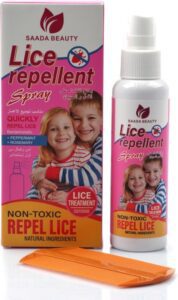 بخاخ شعر ضد القمل والصيبان من سعادة بيوتي، 120 مل (افضل شامبو قمل للاطفال)