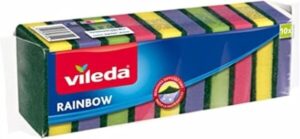 إسفنجة غسيل الأطباق فيليدا رينبو 10 قطع متعددة الألوان - افضل اسفنج مواعين