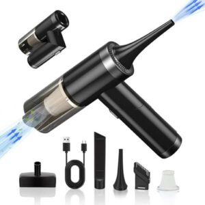 زوبلا 2 في 1 مكنسة كهربائية محمولة لاسلكية ومنفضة هواء 52000 دورة في الدقيقة - افضل مكنسه للسياره